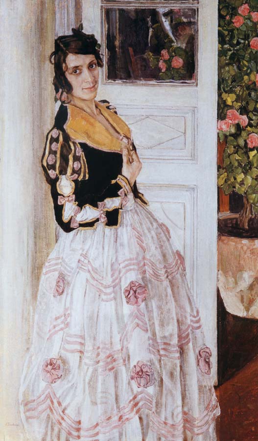The Spanish woman at Balcony